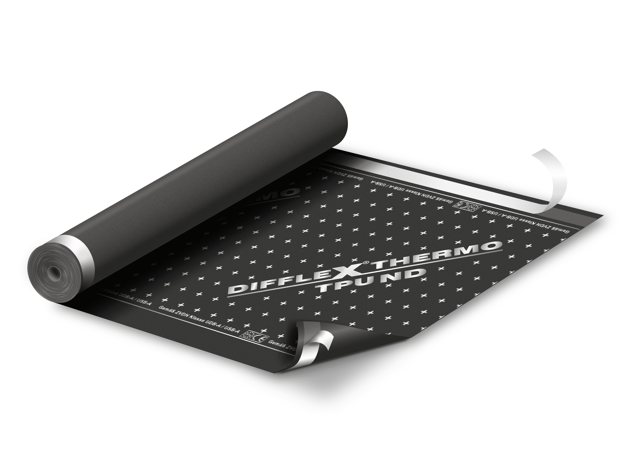 Bild von BWK DIFFLEX THERMO TPU ND multi SK UDB-USB - 75m²/Ro. / Unterdeckbahn mit Spezialbeschichtung (Info: Pal. 24 Rollen = 1800m²)